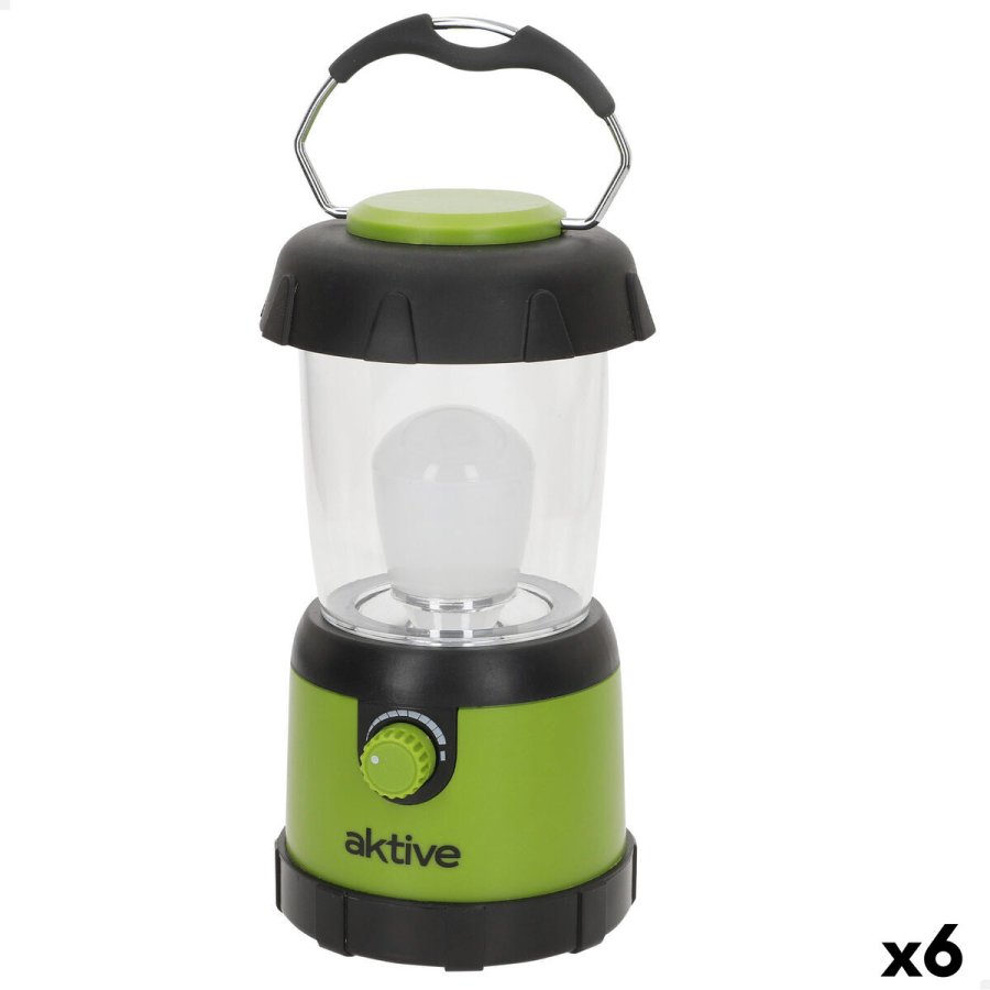 Lygte Aktive Metal Plastik Camping (6 enheder) #1