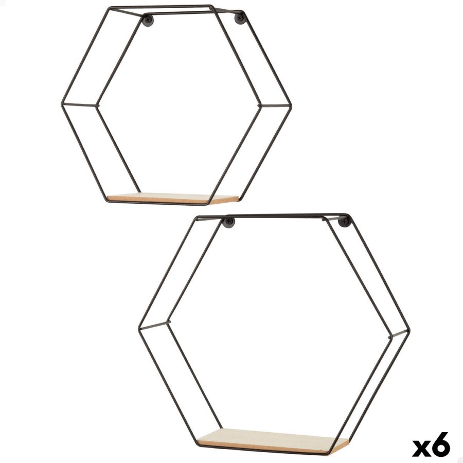 Knager�kke Max Home Jern Tr� MDF (6 enheder) #1