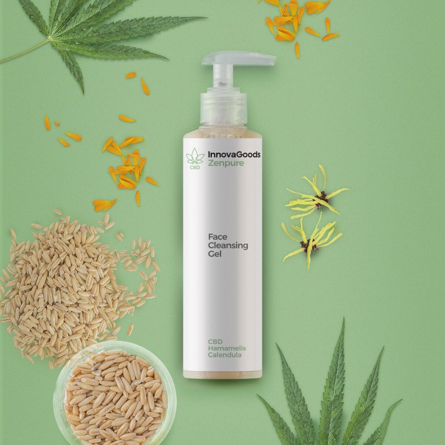 Ansigtsrens i gel-form CBD Zenpure InnovaGoods 200 ml #5