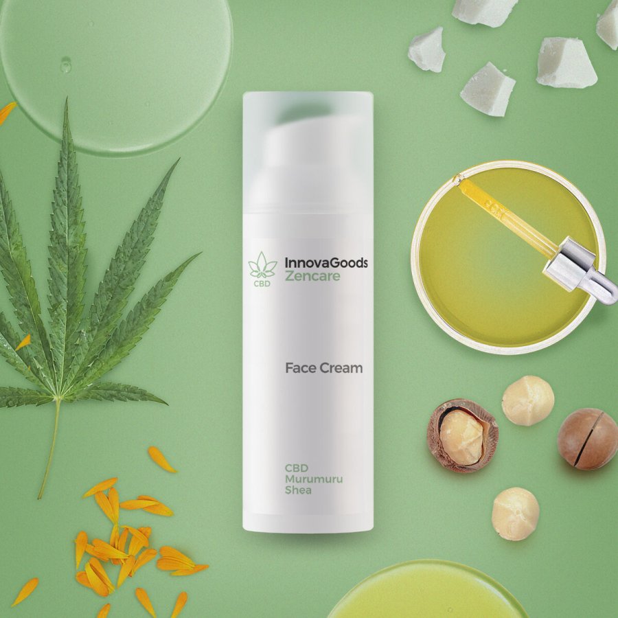 Fugtgivende ansigtscreme CBD Zencare InnovaGoods 50 ml #6