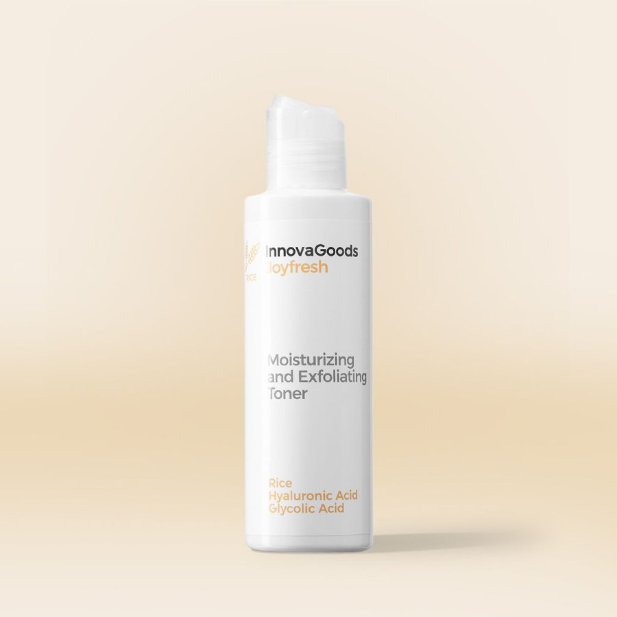 Fugtgivende og eksfolierende ansigtstoner Rice Joyfresh InnovaGoods 150 ml #1