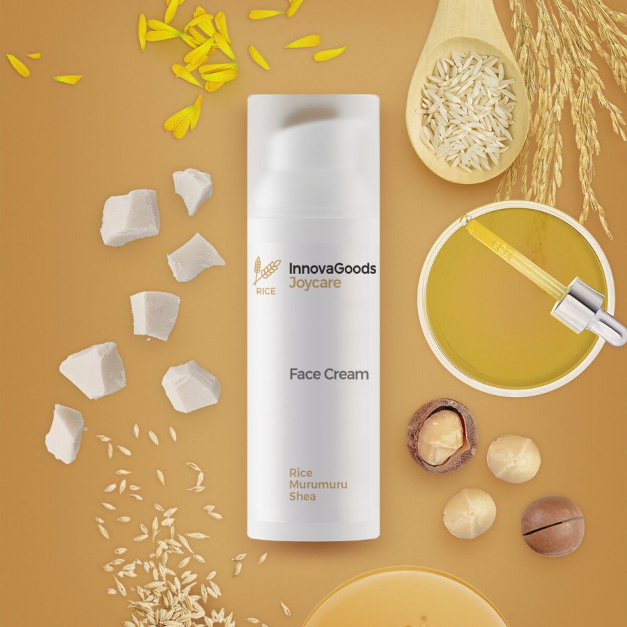 Fugtgivende ansigtscreme Rice Joycare InnovaGoods 50 ml #5