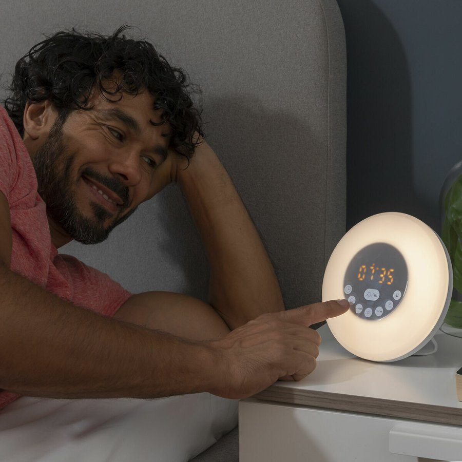 Genopladeligt solopgang v�kkeur med h�jttaler Sunrilk InnovaGoods #4
