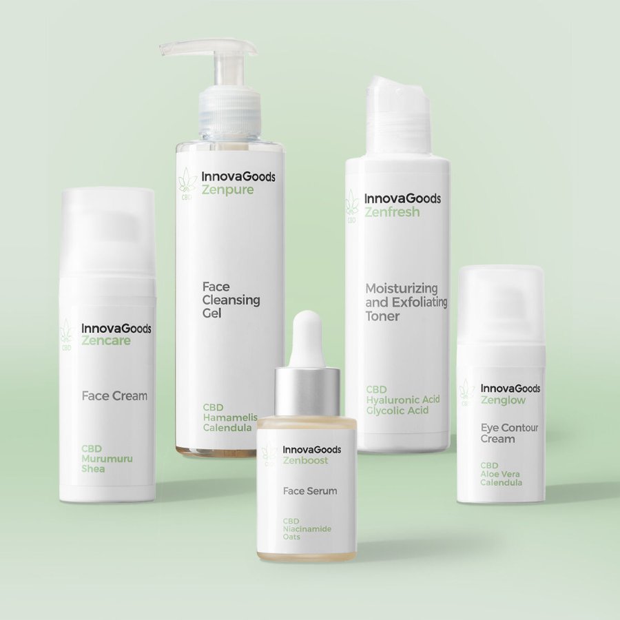 St til ansigtsrutine CBD InnovaGoods #1
