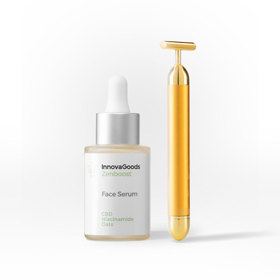 Pakke med styrkende ansigtsbehandling CBD InnovaGoods #4