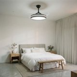 Loftventilator med LED-lys, 4 sammenklappelige vinger og fjernbetjening InnovaGoods #2