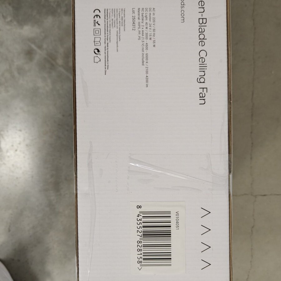 Loftventilator med RGB LED-lys, skjulte blade og fjernbetjening Nexory InnovaGoods #1