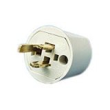 Lampe stikprop m/jord gr 250V 10A #1