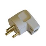 Vinkelstikprop m/jord gr 13A/250V #1