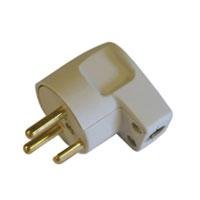 Vinkelstikprop m/jord gr 13A/250V #1