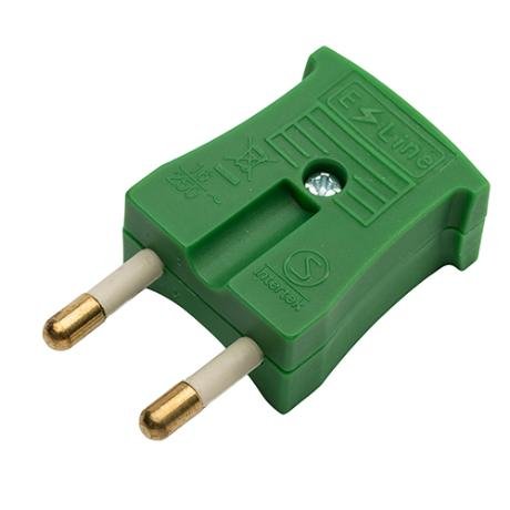 Stikprop slagfast flad u/jord grn 230v 16A #1