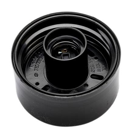Armatur lige sort 95 mm IP40 #1