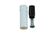 Kerterr m/drber komplet hvid L.80mm 23mm #1