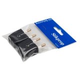 Stikprop flad u/jord sort 2 stk. GN-pak #1