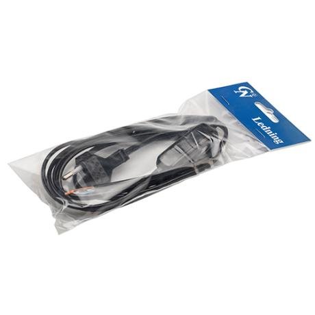 Komplet ledningsst 2,5m sort GN-pak #1