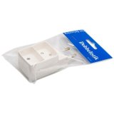 Dobbeltstik flad/flad hvid GN-pak #1