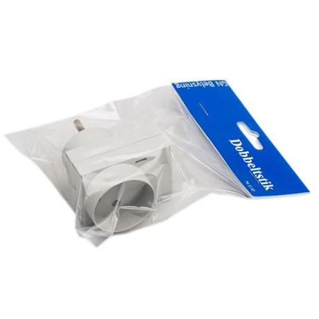 Dobbeltstik flad/rund gr GN- pak #1