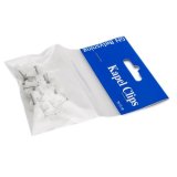 Kabel Clips 4x6 natur 25 stk. flad ledning GN-pak #1