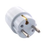 Hybridstikprop, adaptor fra DK til schuko stik #1