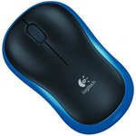 M185 Cordless Optical Mouse, USB, Sort/Bl #1