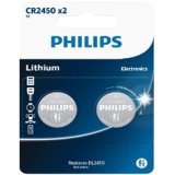 Coincell Battery CR2450 2 stk #1