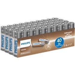 Alkaline AA / LR6 Batteri 1-pak 40 stk #1