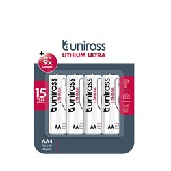 Ultra Lithium AA / LR6 Batteri 3000mAh 4 stk #1