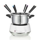 Elektrisk fondue 2L 1200W rustfrit st�l/hvid #1