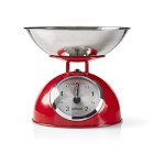 Retro k�kkenv�gt | analog | aftagelig sk�l | maks. 5 kg | 25 grams intervaller | R�d #1