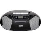 PBB 1 Compacte b�rbar ghettoblaster med cd-afspiller, kassetteb�ndoptager og FM-radio #1