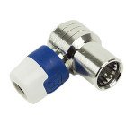 QFA 5 Angled push-on quick F connector #1