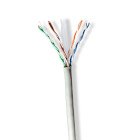 Netv�rkskabel Roll | CAT6 | Solid | U/UTP | CCA | 305.0 m | Indend�rs | Runde | PVC | Gr� | Tr�kboks #1