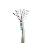 Netv�rkskabel Roll | CAT6 | Stranded | F/UTP | Kobber | 305.0 m | Indend�rs | Runde | LSZH | Gr� | Tr�kboks #1