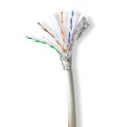 Netv�rkskabel Roll | CAT6a | Solid | SF/UTP | Kobber | 100.0 m | Indend�rs | Runde | LSZH | Gr� | Gave�ske #1