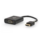 HDMI Adapter | HDMI Stik | USB Micro-B Hun / VGA Hun / 3.5 mm Hunstik | Guldplateret | Lige | PVC | Antracit | 1 stk. | Box #1