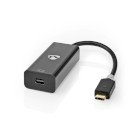 USB-C Adapter | USB 3.2 Gen 1 | USB-C Han | Mini DisplayPort Hunstik | 0.20 m | Runde | Guldplateret | PVC | Antracit | Window Box #1