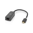 USB-netv�rksadapter | USB 3.2 Gen 1 | 1000 Mbps | USB-C Han | RJ45 Hun | 0.20 m | Runde | Guldplateret | Tinkobber | Antracit | Box #1