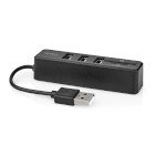 USB-hub | 1x USB-A | 3x USB A Hun | 5-Port port(s) | USB 2.0 | USB Drevet | SD & MicroSD #1
