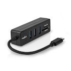 USB-hub | 1x USB-C | 3x USB A Hun | 5-Port port(s) | USB 3.2 Gen 1 | USB Drevet | 5 Gbps | SD & MicroSD #1
