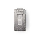 RJ45-stik | Han | Stranded STP CAT6 | Lige | Guldplateret | 10 stk. | PVC | Gennemsigtig | Box #1