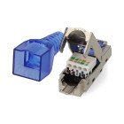 RJ45-stik | Han | Toolless CAT7 | Lige | Guldplateret | 2 stk. | Metal | Metal | Box #1