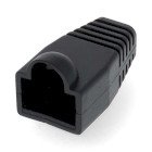 Tr�kaflastningskappe | RJ45 | PVC | Sort | Box | 10 stk. #1