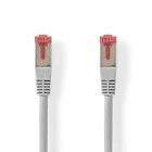 Kat 6 kabel | RJ45 Han | RJ45 Han | SF/UTP | 0.25 m | Runde | PVC | Gr� | Label #1