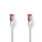 Kat 6 kabel | RJ45 Han | RJ45 Han | S/FTP | 0.25 m | Runde | LSZH | Hvid | Label #1