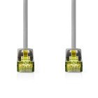 CAT7 netv�rkskabel | S/FTP | RJ45 Han | RJ45 Han | 0.25 m | Snagless | Runde | LSZH | Gr� | Label #1