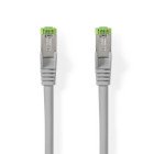Cat 8.1 netv�rkskabel | S/FTP | RJ45 Han | RJ45 Han | 20.0 m | Runde | LSZH | Gr� | Label #1