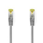 Cat 8.1 netv�rkskabel | S/FTP | RJ45 Han | RJ45 Han | 5.00 m | Runde | LSZH | Gr� | Label #1