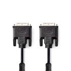 DVI-kabel | DVI-I 24+5-Pin Han | DVI-I 24+5-Pin Han | 2560x1600 | Nikkelplateret | 2.00 m | Lige | PVC | Sort | Konvolut #1