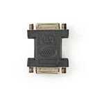 DVI-adapter | DVI-I 24+5-Pins Hun | DVI-I 24+5-Pins Hun | Nikkelplateret | Lige | PVC | Sort | Plastikpose #1