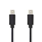 Mini DisplayPort kabel | DisplayPort 1.2 | Mini DisplayPort han | Mini DisplayPort han | 21.6 Gbps | Nikkelplateret | 1.00 m | Runde | PVC | Sort | Plastikpose #1